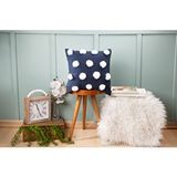 DFN Home Dfn Home Milano Ponponlu Lacivert Kırlent Kılıfı 50 x 50 Cm