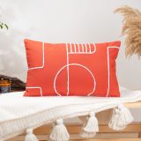Dfn Home Fıeld Kırlent , Kırmızı, 30X50