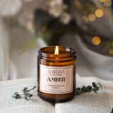Dfn Home Lorıent Amber Kokulu Kavanoz Mum 250 Gr