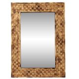 Dfn Wood Dekoratif Duvar Aynası, 80X60