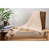 Dfn Wood Dfn Home Pufy Kahverengi Koltuk Şalı 100X180 - 100 x 180 cm - Açık Kahverengi
