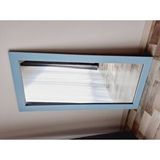 DFN Wood Dfn Wood 140x60 Cm Mdf Dikdörtgen Yeşil Dekoratif Duvar Salon Ofis Aynası