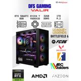 DFS Bilgisayar AMD Dfs Gamıng Valır Ryzen 7 9800X3D-B650M-RTX 5060 Tı 8GB-32GB Ddr5 Ram-1tb M.2 Ssd-Masaüstü Oyuncu Bilgisayarı