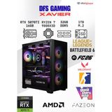 DFS Bilgisayar AMD Dfs Gamıng Xavıer Ryzen 7 9800X3D-B650M-RTX 5070 TI-32GB Ddr5 Ram-1tb M.2 Ssd-Masaüstü Oyuncu Bilgisayarı
