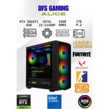 DFS Bilgisayar Dfs Gaming Alıce Intel I5 14400F-H610M-RTX 5060 Tı 8GB-16GB Ddr5 Ram-1tb M.2 Ssd-Oyuncu Bilgisayarı Sistem Tavsiyesi - Siyah - Yok