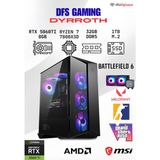 DFS Bilgisayar Dfs Gamıng Dyrroth Ryzen 7 7800X3D-B650M-RTX 5060 Tı 8GB-32GB Ddr5 Ram-1tb M.2 Ssd-Oyuncu Bilgisayarı Sistem Tavsiyesi - Siyah - Yok