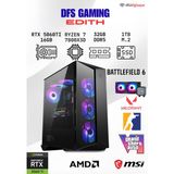 DFS Bilgisayar Dfs Gamıng Edıth Ryzen 7 7800X3D-B650M-RTX 5060 Tı 16GB-32GB Ddr5 Ram-1tb M.2 Ssd-Oyuncu Bilgisayarı Sistem Tavsiyesi - Siyah - Yok