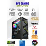 Dfs Gaming Bruno Intel İ5 14400F-H610m-Rtx 5060-32Gb Ddr5 Ram-1Tb M.2 Ssd-Oyuncu Bilgisayarı