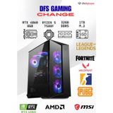 Dfs Gamıng Change Ryzen 5 7500F-B650m-Rtx 4060-32Gb Ddr5 Ram-1Tb M.2 Ssd-Oyuncu Bilgisayarı