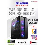 Dfs Gamıng Fanny Ryzen 5 9600X-B650m-Rtx 5060-32Gb Ddr5 Ram-1Tb M.2 Ssd-Oyuncu Bilgisayarı