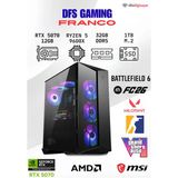 Dfs Gamıng Franco Ryzen 5 9600X-B650m-Rtx 5070 12Gb-32Gb Ddr5 Ram-1Tb M.2 Ssd-Oyuncu Bilgisayarı