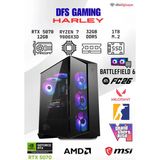 Dfs Gamıng Harley Ryzen 7 9800X3d-B650m-Rtx 5070 12Gb-32Gb Ddr5 Ram-1Tb M.2 Ssd-Oyuncu Bilgisayarı