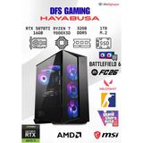 Dfs Gamıng Hayabusa Ryzen 7 9800X3d-B650m-Rtx 5070 Tı 16Gb-32Gb Ddr5 Ram-1Tb M.2 Ssd-Oyuncu Bilgisayarı