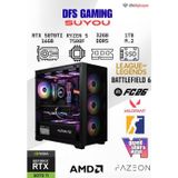 Dfs Gamıng Suyou Ryzen 5 7500F-B650m-Rtx 5070 Tı 16Gb-32Gb Ddr5 Ram-1Tb M.2 Ssd-Masaüstü Oyuncu Bilgisayarı
