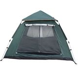 DFT 4 Kişilik 2.4x2.4x1.55 M Yeşil Otomatik Kamp Çadırı
