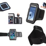 DFVmobile - Buckle ile Kol bandı Profesyonel Kapak Neopren Su geçirmez Silme Spor BEETEL GD660, XPERT MUZIK mit kompatibel - Siyah