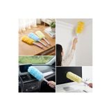 DGC AVM ® Plastik Saplı Toz Alma Fırçası - Yıkanabilir Tüylü Temizlik Aparatı