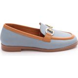 Dgn 07-1 Kadin Aksesuarli Loafer Ayakkabi - Mavi