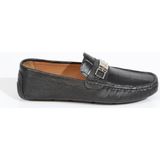 Dgn 1014 Erkek Metal Aksesuarli Comfort Ayakkabi - Siyah Croco