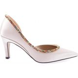 DGN 1328 Kadın Transparan Detaylı Topuklu Stiletto