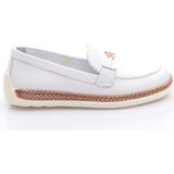Dgn 190E Kadin Loafer Ayakkabi - Beyaz