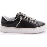 DGN 2475 Kadin Taş Ip Bağcikli Sneaker Ayakkabi - Siyah