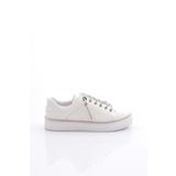 Dgn 2475 Kadin Taş İp Bağcikli Sneaker Ayakkabi
