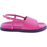 DGN 3015-23Y Kadin Kalin Bantli Sandalet - Fuşya