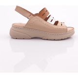 Dgn 326 Kadin Cirtli Sandalet - Bej