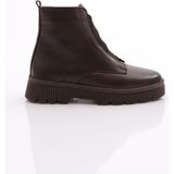 DGN 3752 Kadin Lastik Detayli Bilek Bot - Kahve