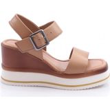 Dgn 400-24170 Kadin Mega Kalin Taban Sandalet - Capiçino