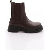 Dgn 5105 Kadin Strech Detayli Bot - Kahve