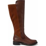 Dgn 615-22K Kadin Fermuarli Knee High Çizme - Taba