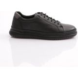 Dgn 9144 Erkek Düz Taban Sneaker Ayakkabi - Siyah-Gri