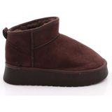 Dgn Cozy Kadın Ugg Bot - Kahve