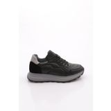 DGN Erkek Sneaker Ayakakbı Hakiki Deri Siyah 8210310106