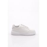 DGN Erkek Sneaker Spor Ayakkabı, Beyaz Antik Beyaz, 41 Numara