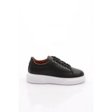 DGN Erkek Sneaker Spor Ayakkabı, Siyah Floater Beyaz, 40 Numara