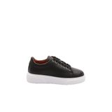 DGN Erkek Sneaker Spor Ayakkabı, Siyah Floater Beyaz, 45 Numara