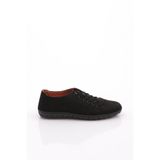 DGN Erkek Sneaker Spor Ayakkabı, Siyah Nubuk, 42 Numara, 233-2505