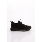 DGN Erkek Sneaker Spor Ayakkabı, Siyah Nubuk, 44 Numara, 24019-1219