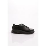 DGN Erkek Sneaker Spor Ayakkabı, Siyah Rugan, 42 Numara, 2208-2285