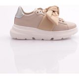 Dgn ES853 Kadin Kalin Taban Fiyonklu Sneakers Ayakkabi - Bej