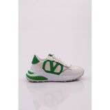 DGN Kadın Beyaz Yeşil Sneaker, 40 Numara