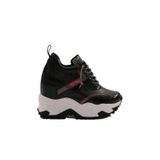 DGN Kadın Dolgu Topuklu Sneaker, Siyah, 38