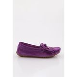DGN Kadın Loafer Ayakkabı, Mor Süet, 38 Numara