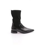 DGN Kadın Loafer Ayakkabı, Siyah Geyik Rugan, 36 Numara, 361221085