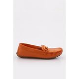 DGN Kadın Loafer Ayakkabı, Turuncu, 38 Numara