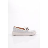 DGN Kadın Loafer Günlük Ayakkabı, Beyaz, 38 Numara, 422-1567