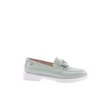DGN Kadın Loafer Günlük Ayakkabı, Mint Kırışık, 37 Numara